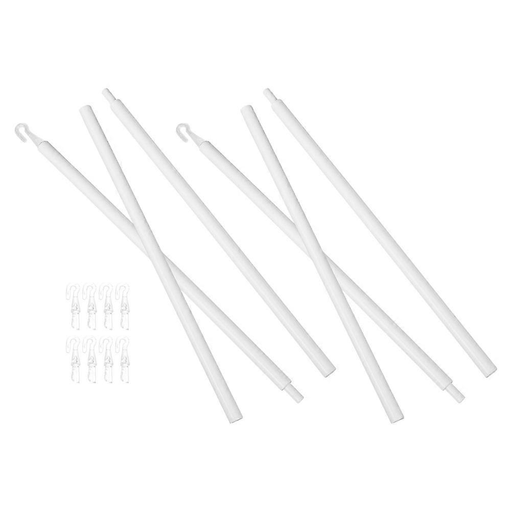 Curtain Pull Wand Vertical Blind Rod for Easy Tilt 2Sets Plastic Material