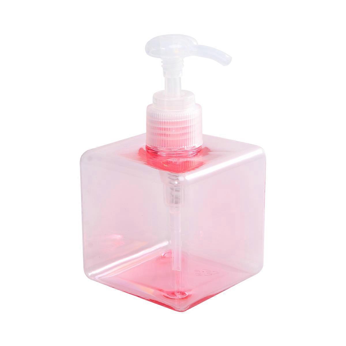 Refill Bottle Pump Bottle Dispenser for Storage 250Ml Pink Liquid Container