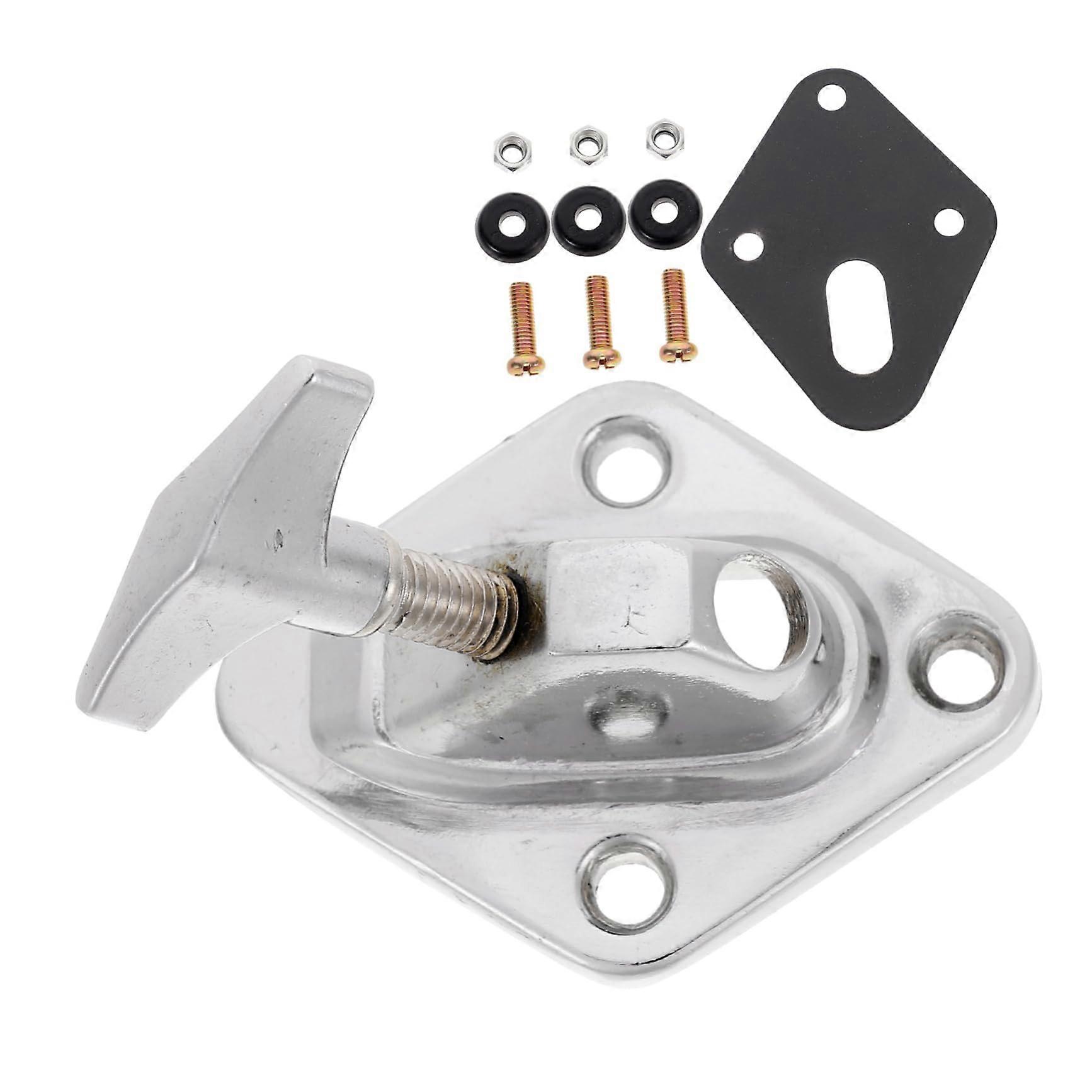 Snare Drum Mount Bracket with Adjustable Metal Leg Support for Secure Stable Performance