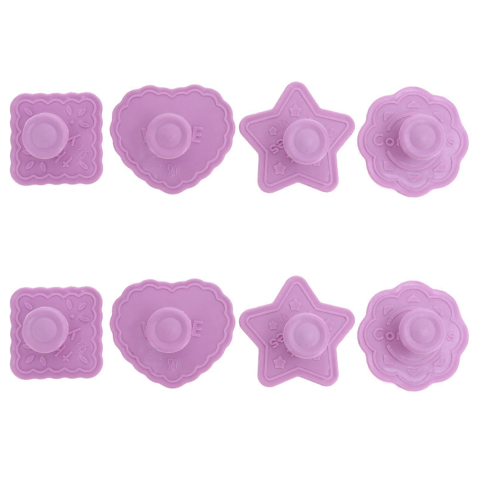Blessing Cookie Mold 8Pcs Set for Baking with Assorted Color Plastic