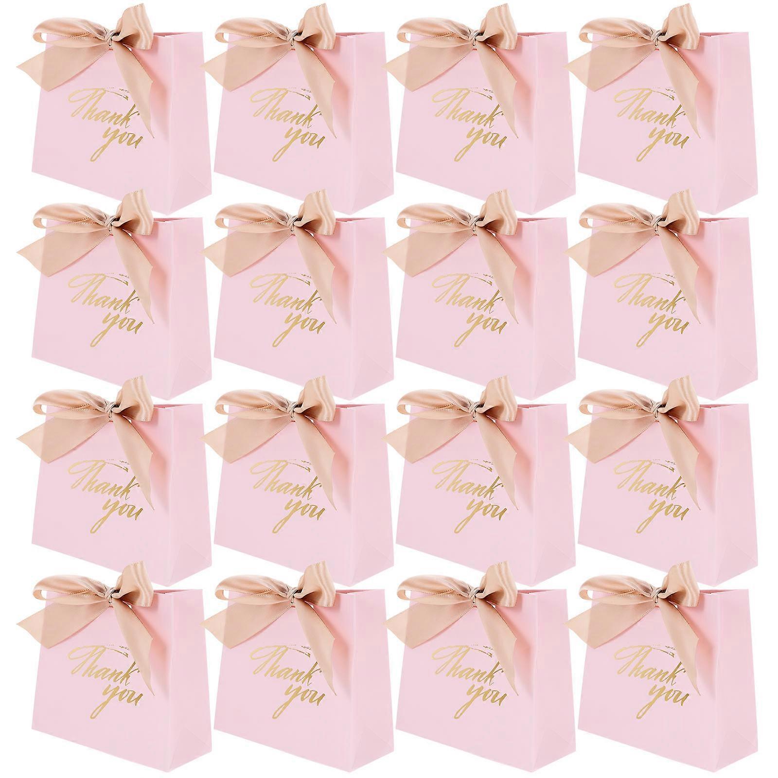 Pink Wedding Candy Boxes Decorative Gift Boxes for Storage 60Pcs Set