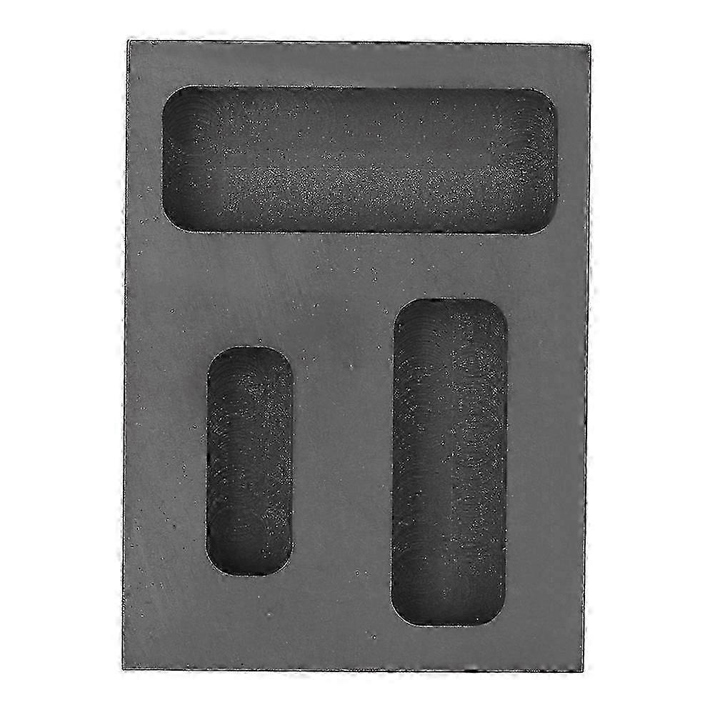 Graphite Crucible Ingot Torch Melting Casting Refining Scrap Bar Combo Mold