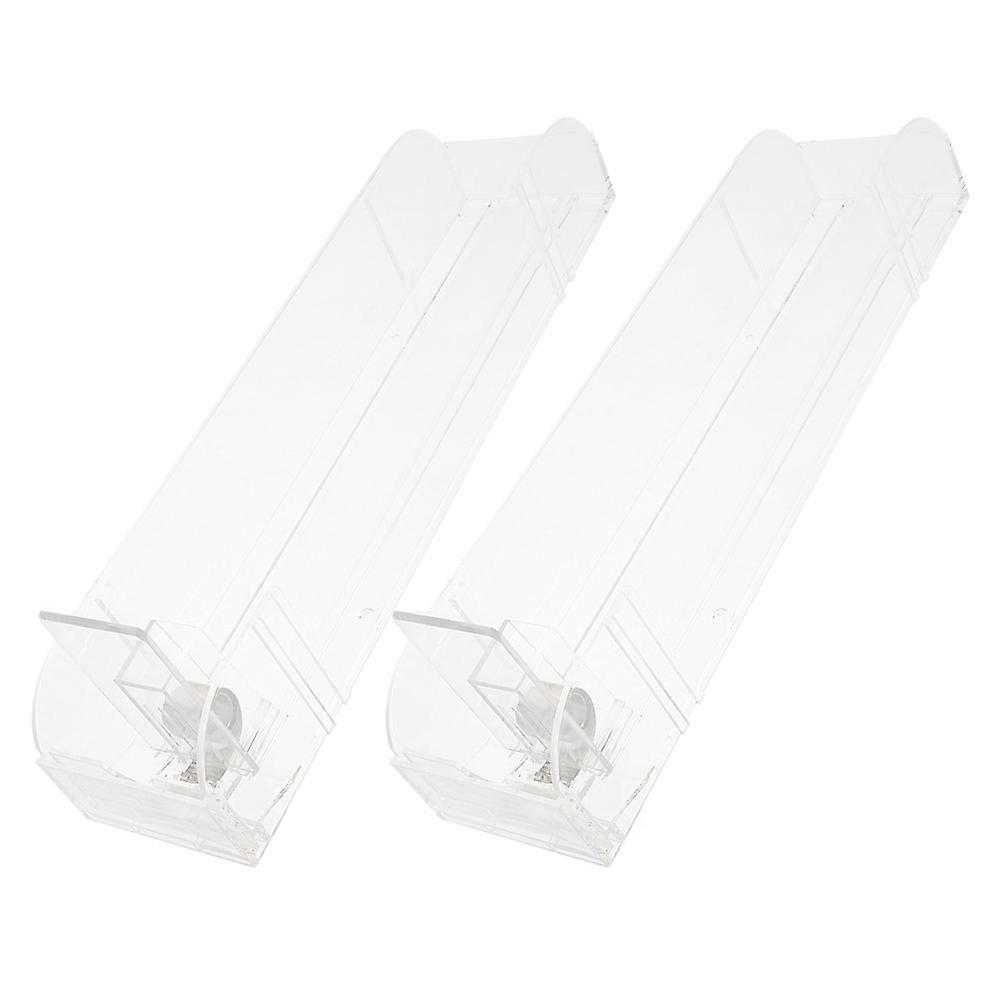 Automatic Pusher Clear Rack for Retail Store 6Pcs Display Stand