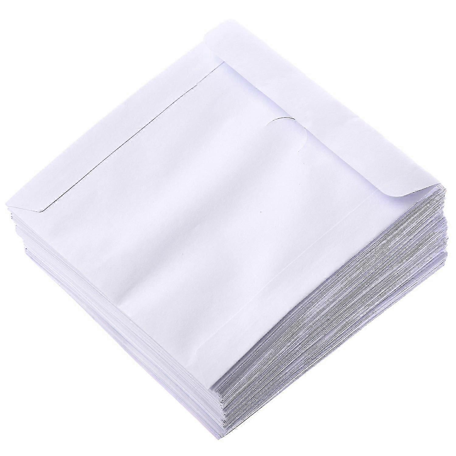 jianc-100 Paper CD Sleeves with Window & Flap