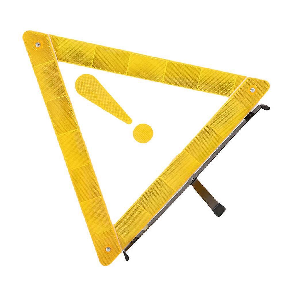 Reflective Triangle Warning Sign Foldable for Road Safety Kit