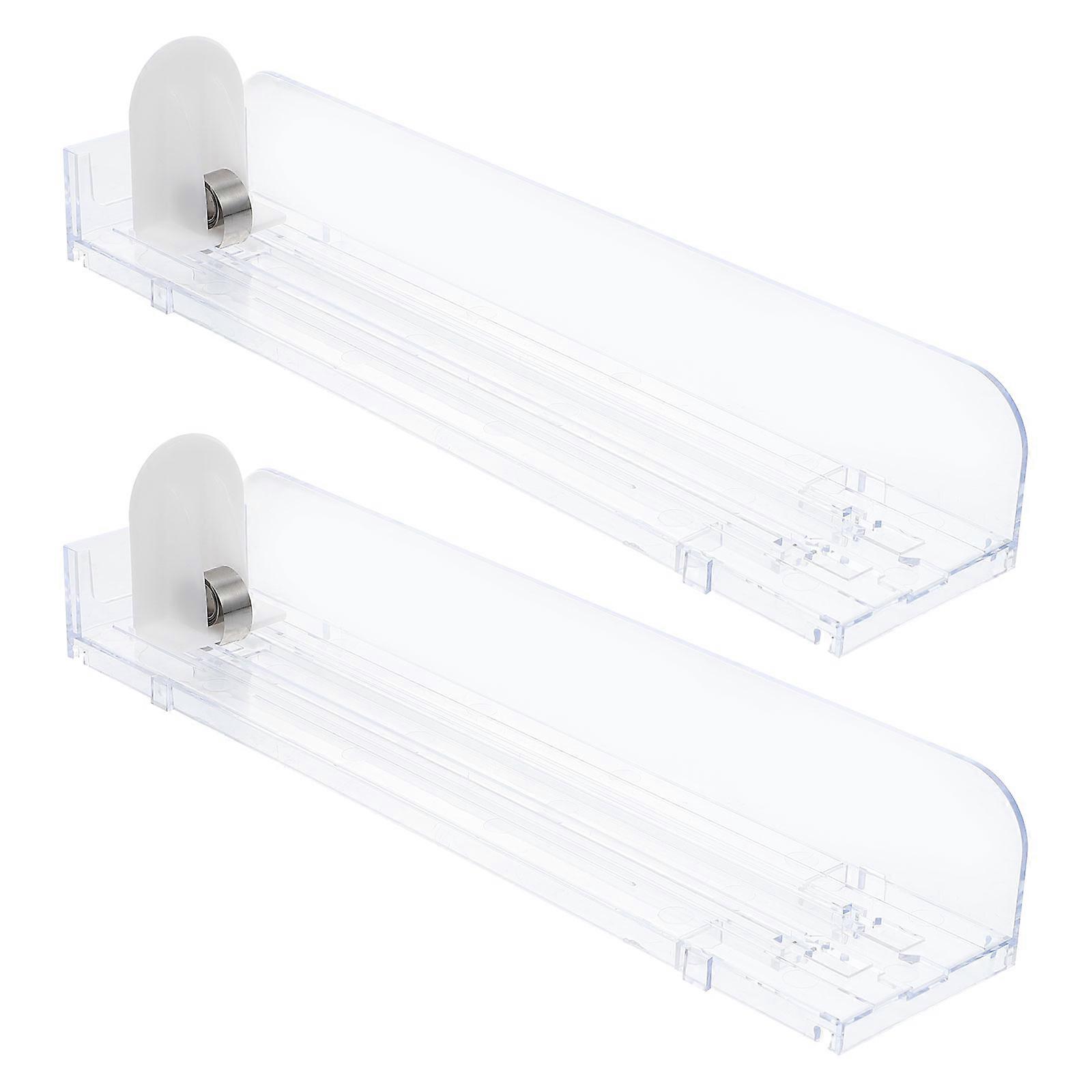 Auto-Push Display Holder for Storage Use 2Pcs Transparent Set