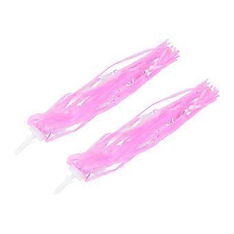 Banderines rosas para manillar de bicicleta infantil (juego de 3 piezas)