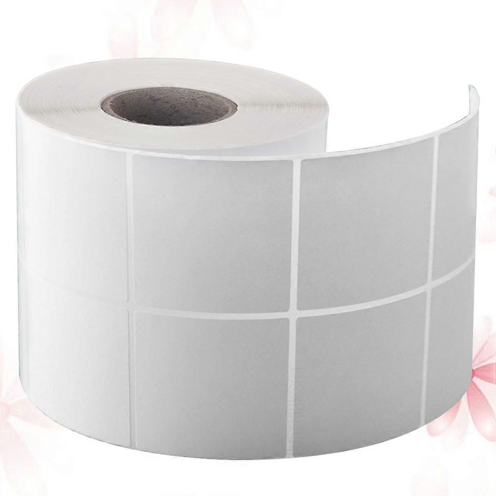Blank Label White Printer Tape for Barcode Printing 2000Pcs Roll