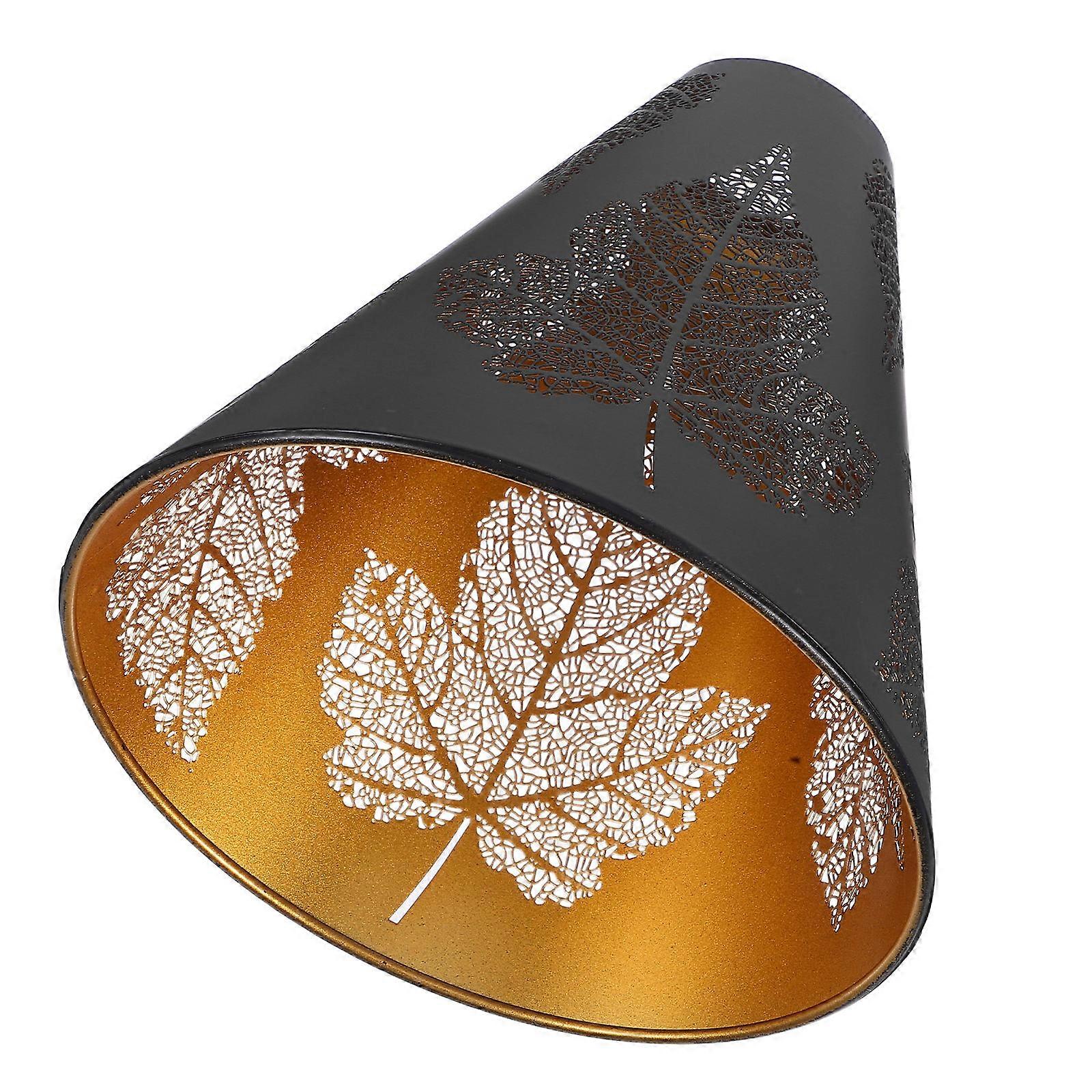 Lamp Shade Ceiling Light Shade for Hanging Lamp with Maple Leaf Hollow Pattern