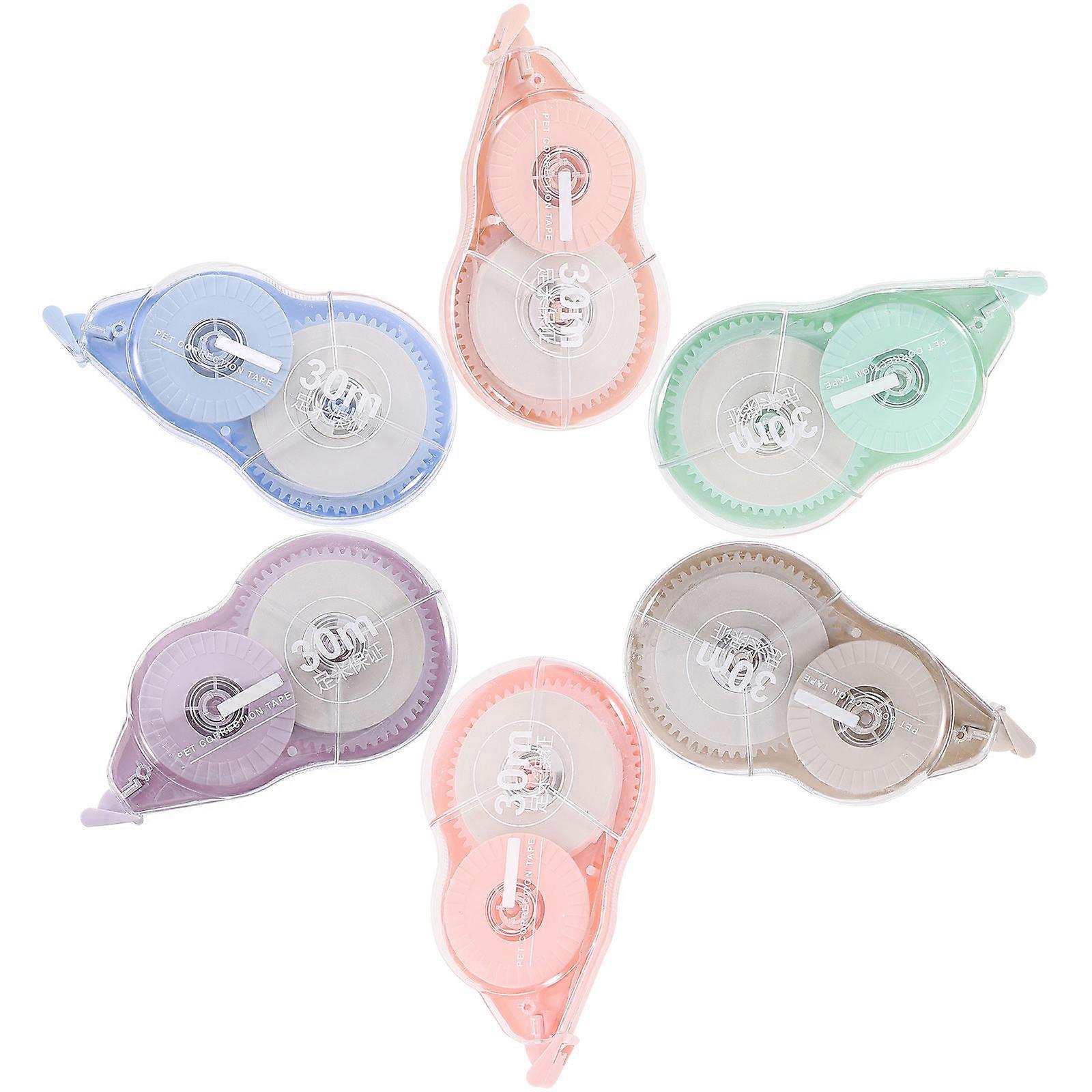 Correction Tape Portable Correction Tape for Students 6Pcs Set