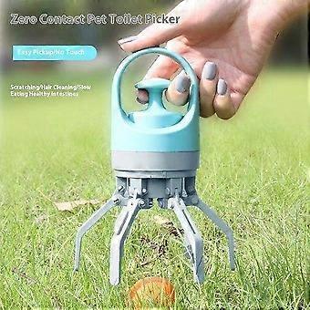 Portable Dog Poop Scooper with No-Touch Claws & Built-in Waste Bag Dispenser - Easy Cleanup for Pet Owners