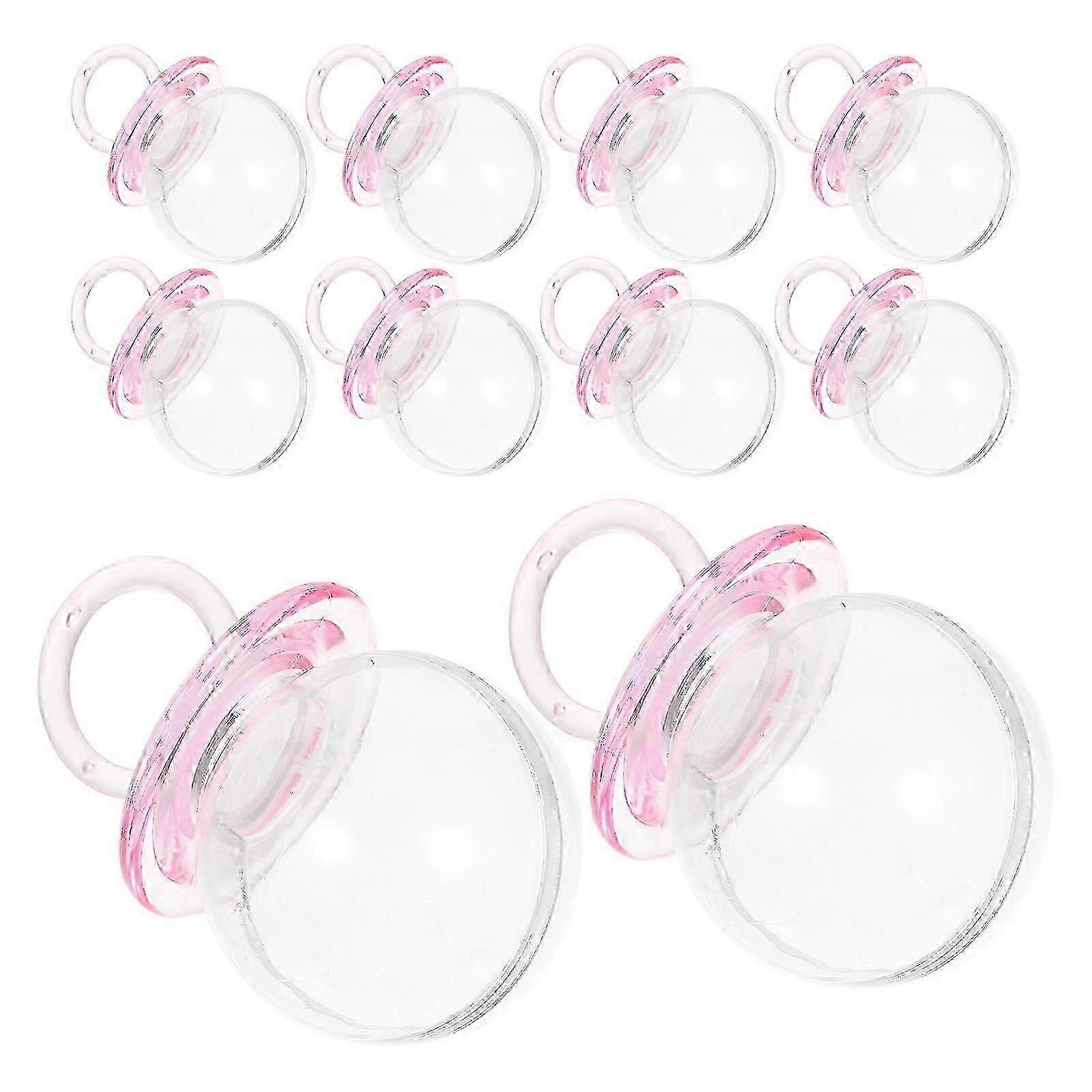 Pink Milk Pacifier Candy Storage Boxes 12pcs