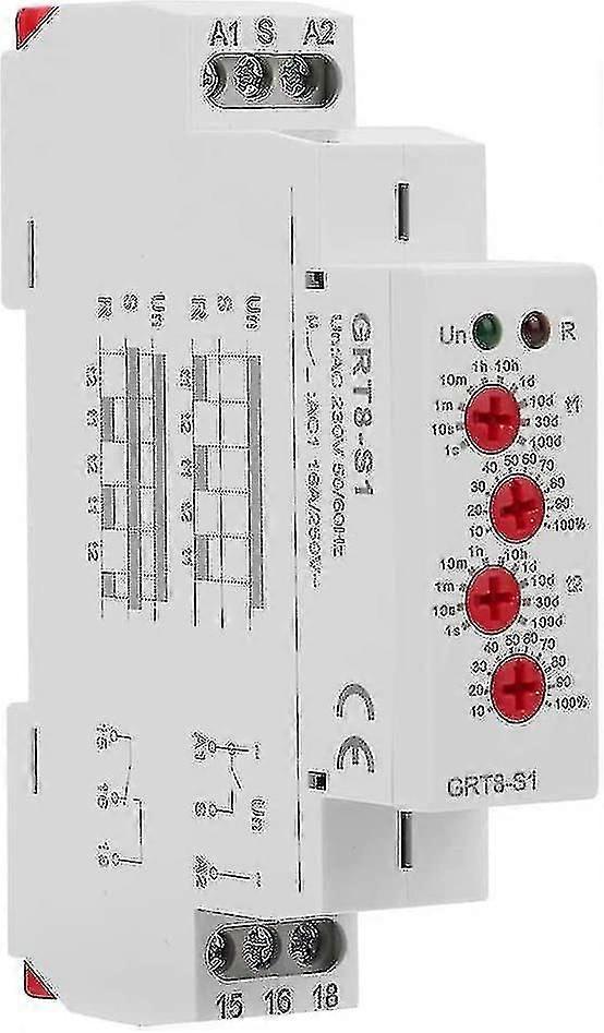 Relay Mini Asymmetrical Cycle Timer On/off Repeat Cycle Time Relay Ac 230v Grt8 S1