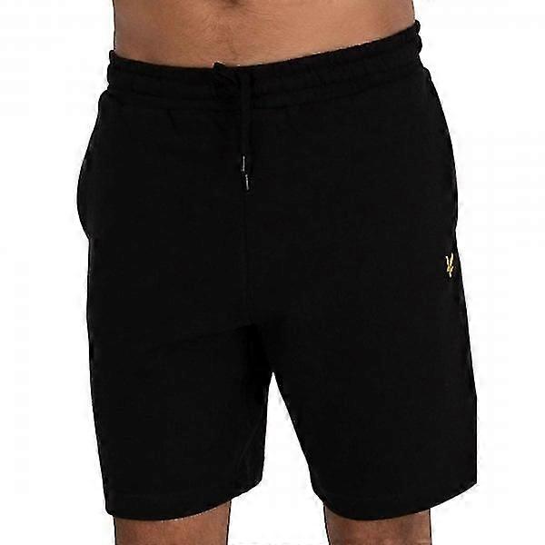Herre Bomuld Jersey Shorts Sort ML414VOG