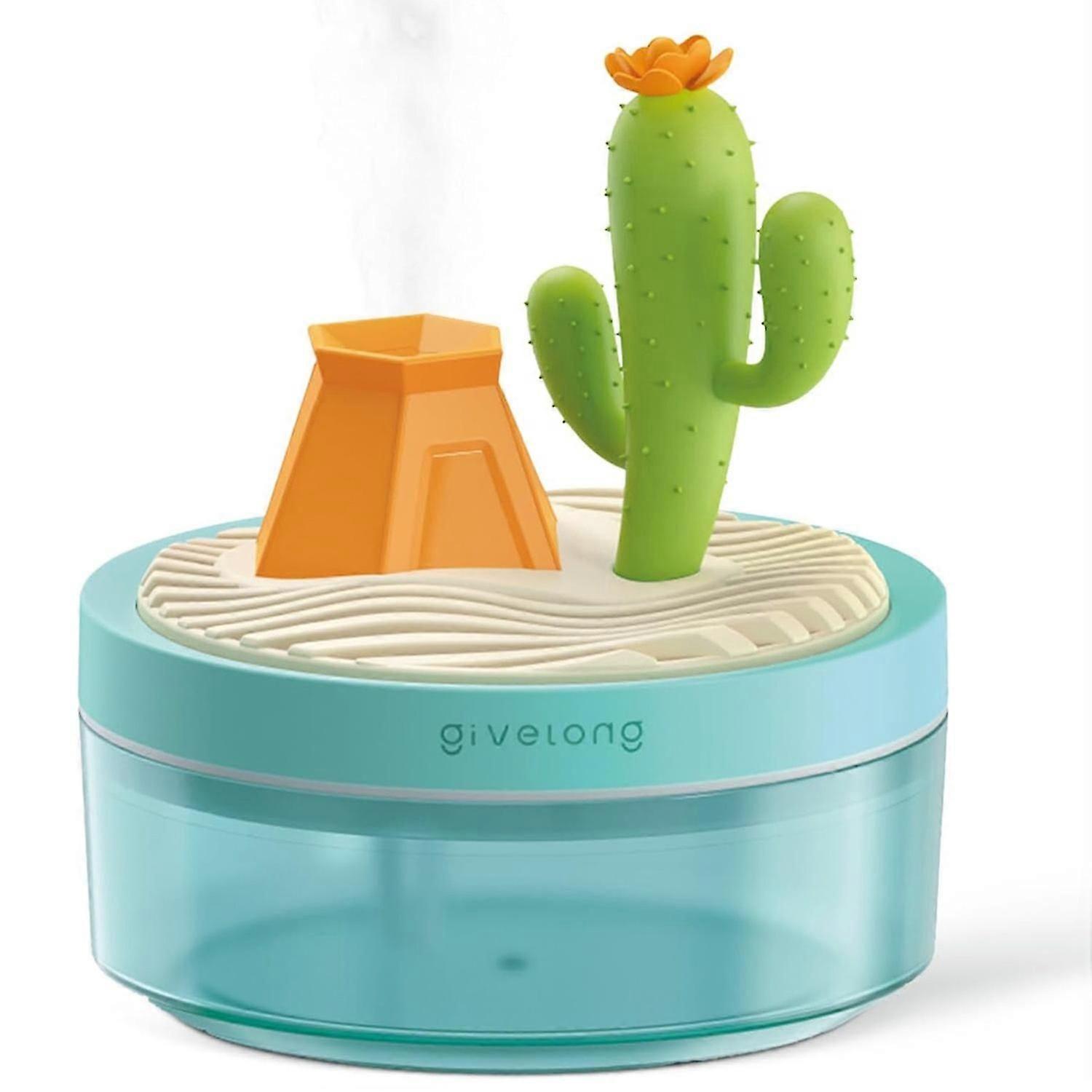 Compact Humidifier with Intermittent Spray & Cherry Tree Theme
