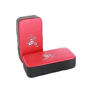 Langlebiges Kickboxen Sanda Karate Taekwondo Punching Training Fuß Target Pad (Rot)