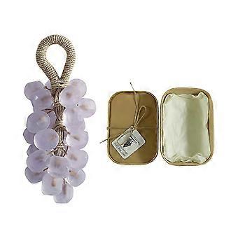3pcs Lavender Gem Grape Soap Gift Set, Floral Scented Body Soap for Daily Bath Cleansing, Bag Packed high quality