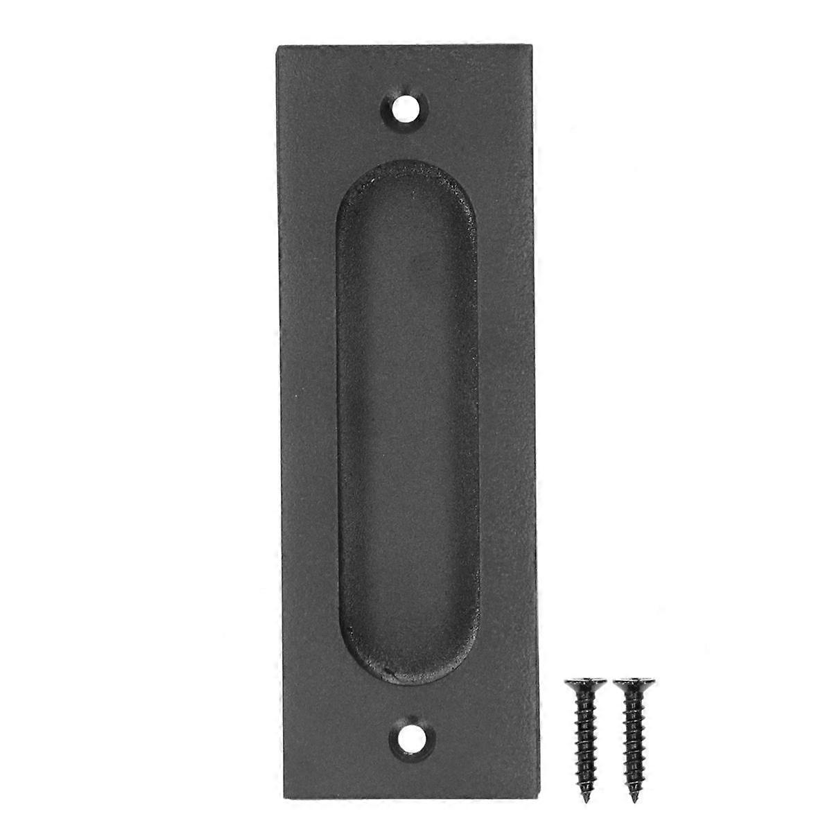 Rectangular Stainless Steel Barn Pull for Gates and Garages