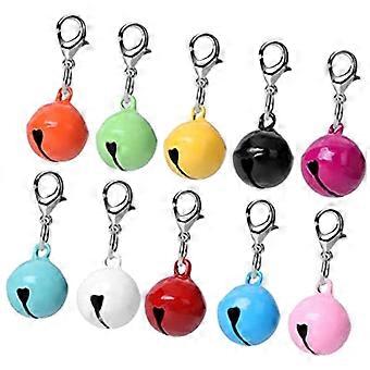 Pet Collar Accessories Metal Pet Collar Bells for Decoration 10Pcs