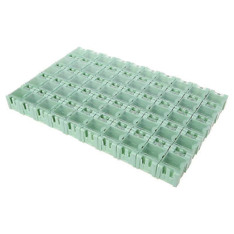 50 Pcs/Set Smd Smt Electronic Component Container Mini Storage Boxes  Kit
