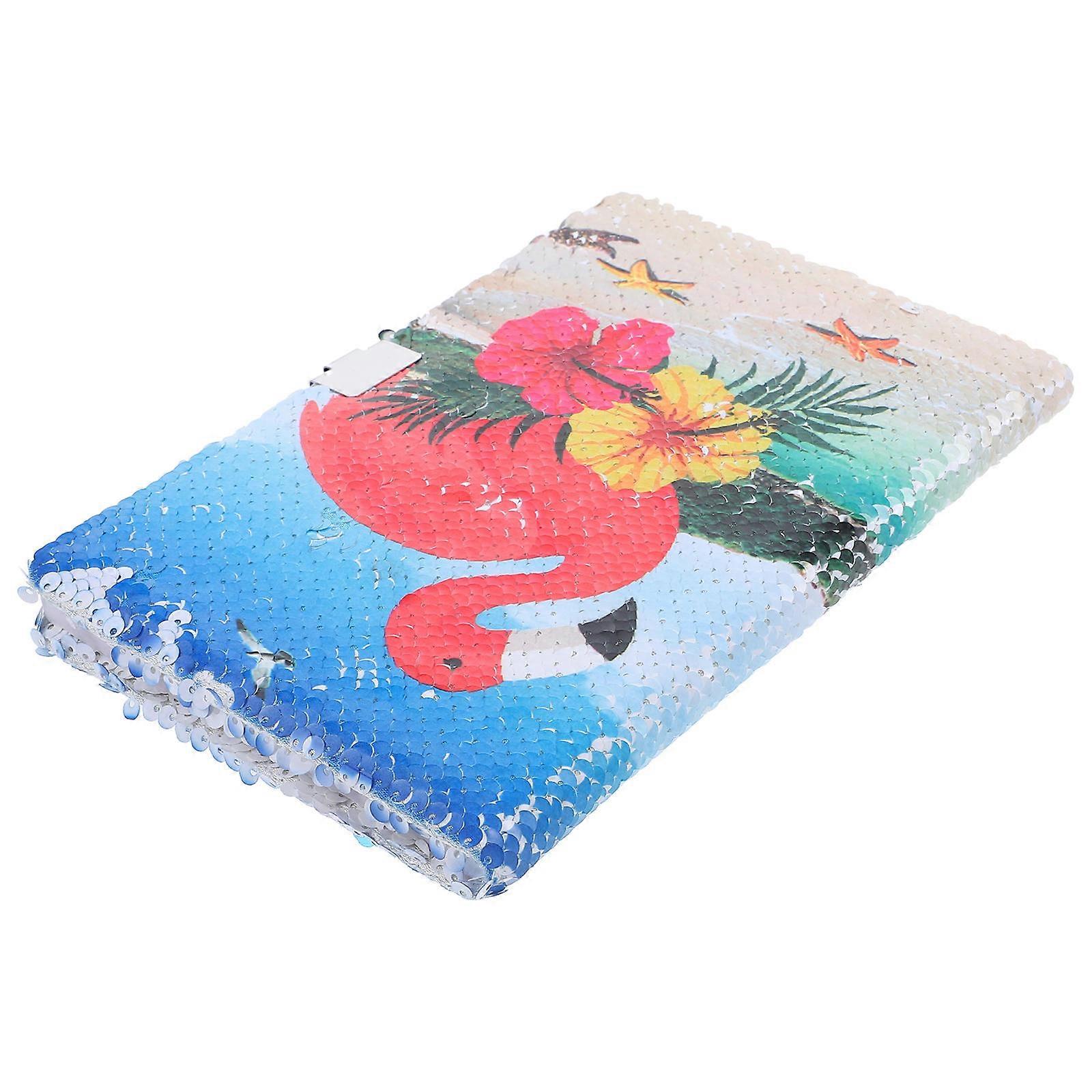 Notebook Glitter Notepad for Writing Use Reversible Sequin Journal