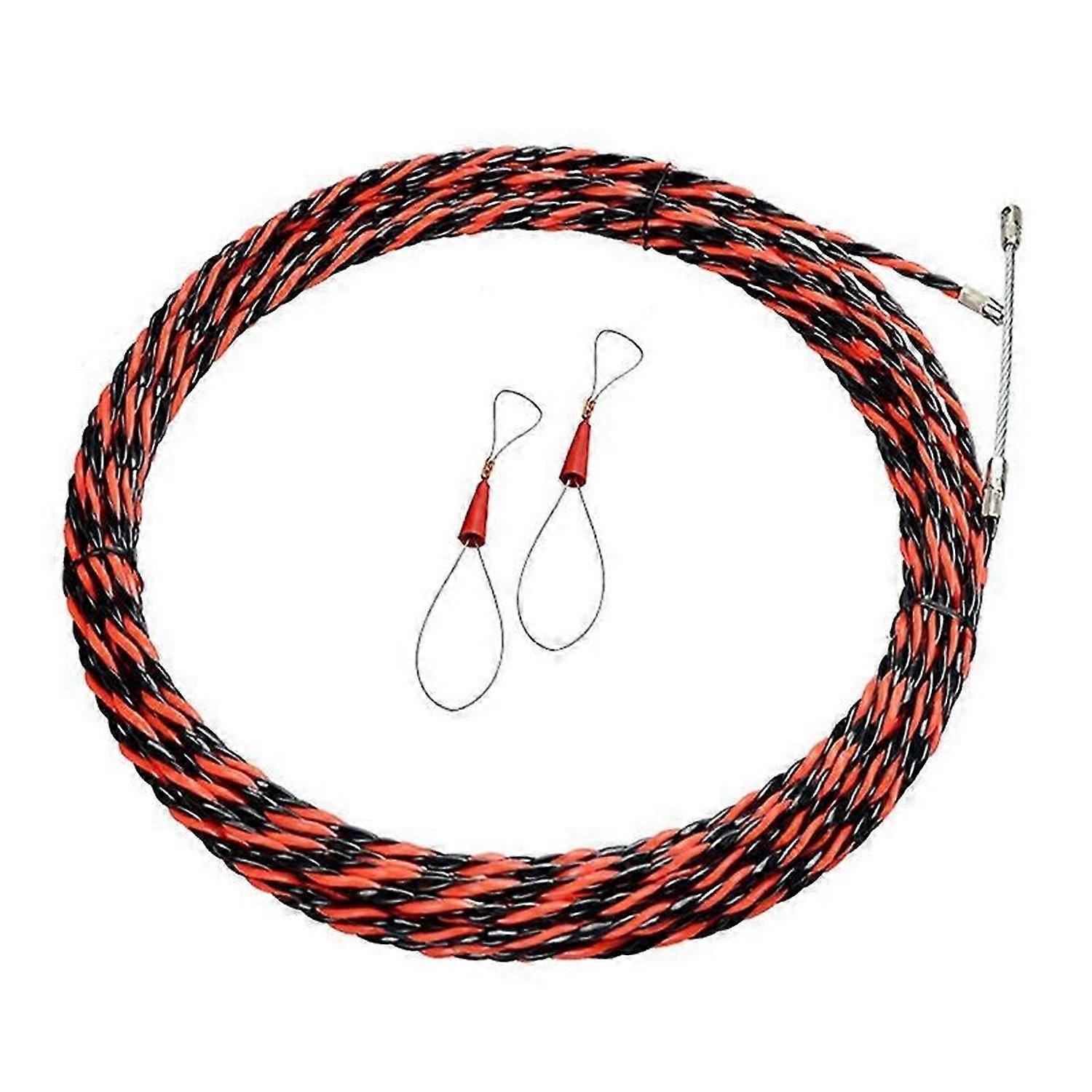 Electrical Threader Lead Tool 25M Cable Wire Guide Three-Strand Wall Threader Cable Stringer with Tw