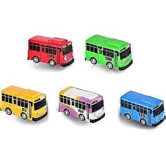 Pull Back Little Bus Tayo Car Toy Set 5pcs Compatible with Friend Mini szkyd