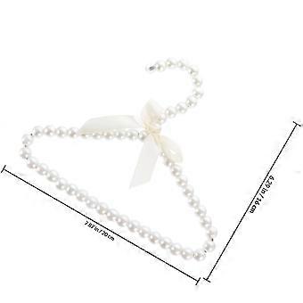 Dog Accessory Pearl Hangers for Home 2Pcs Delicate Small Clothes Hangers