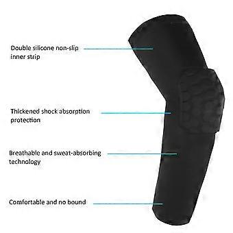 1 Pair Child Sports Safety Kneepad Ultrathin Breathable Long Knee Support Pad Kneecap