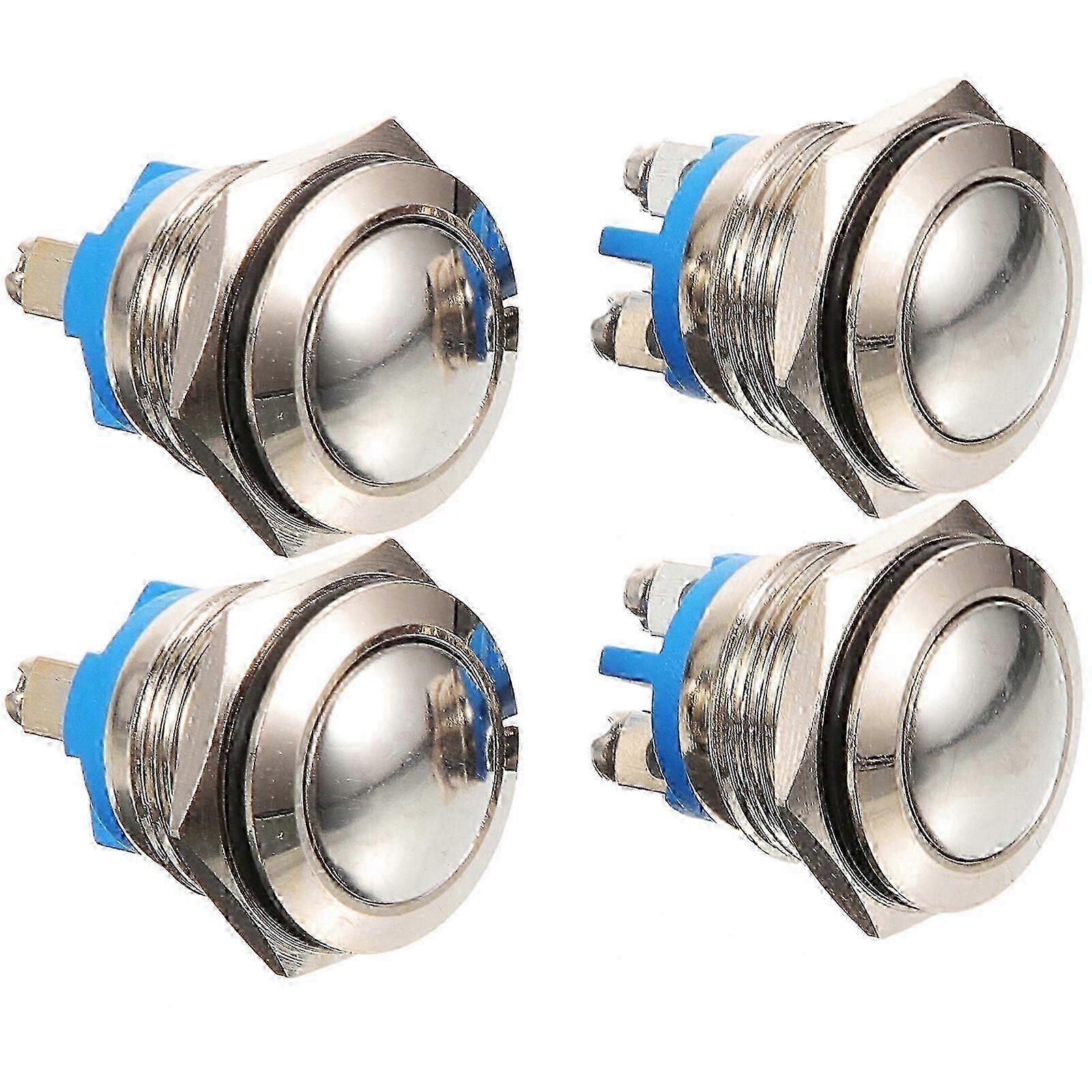 4Pcs Door Chime Button Replaceable Push Button Sturdy Ringer Button Doorbell Button for Home