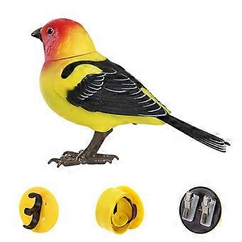 Cute Robot Birds That Chirps Voice Motion-Activated Chirping Birds Toy Battery Operated Interactive Toy For Kids Gift