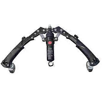 Adjustable Hydraulic Arm Strength Trainer, Multifunctional Fitness Bar with Ab Roller & Gripper, Carbon Steel, Anti-slip Handles, 10-200kg Resistance