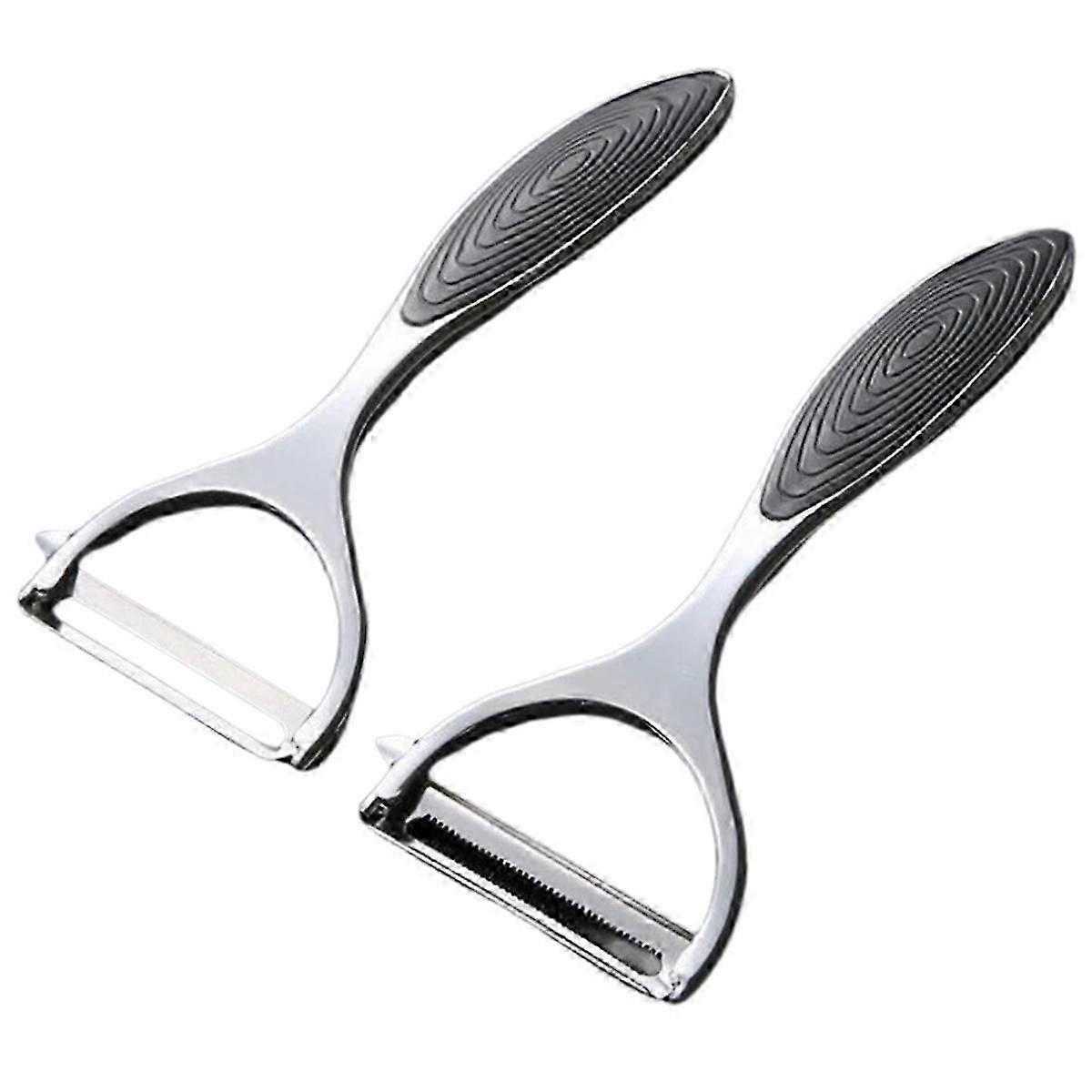 2-pack, multi-purpose vegetable peeler, shredder hing