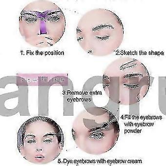 Plantillas para cejas reutilizables, 8 estilos