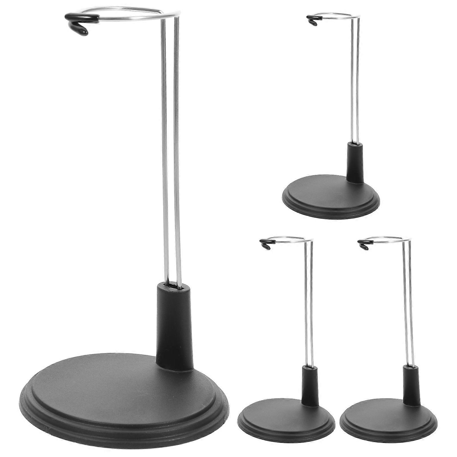 Doll Display Holder with 4Pcs Adjustable Action Figure Support Brackets
