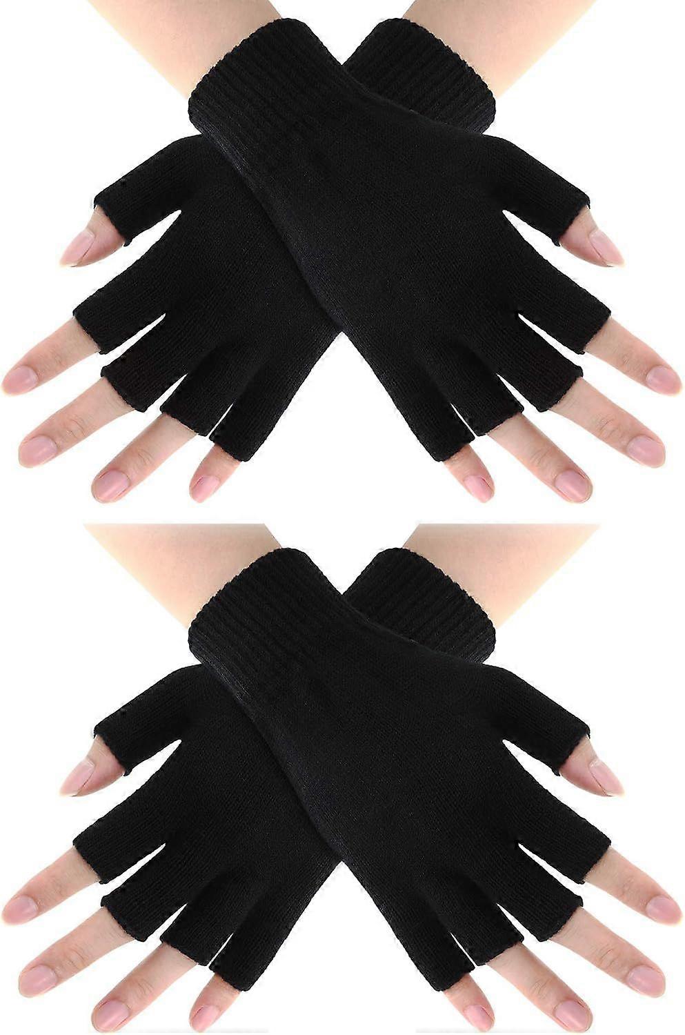 Stretchy Thermal Windproof Fingerless Gloves