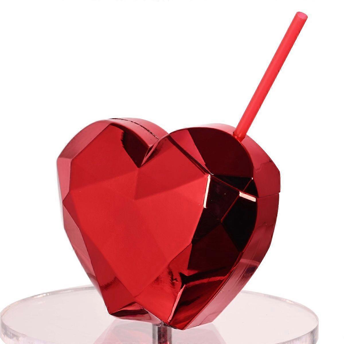 Creative Chic Heart-Shaped Disco Ball Cup