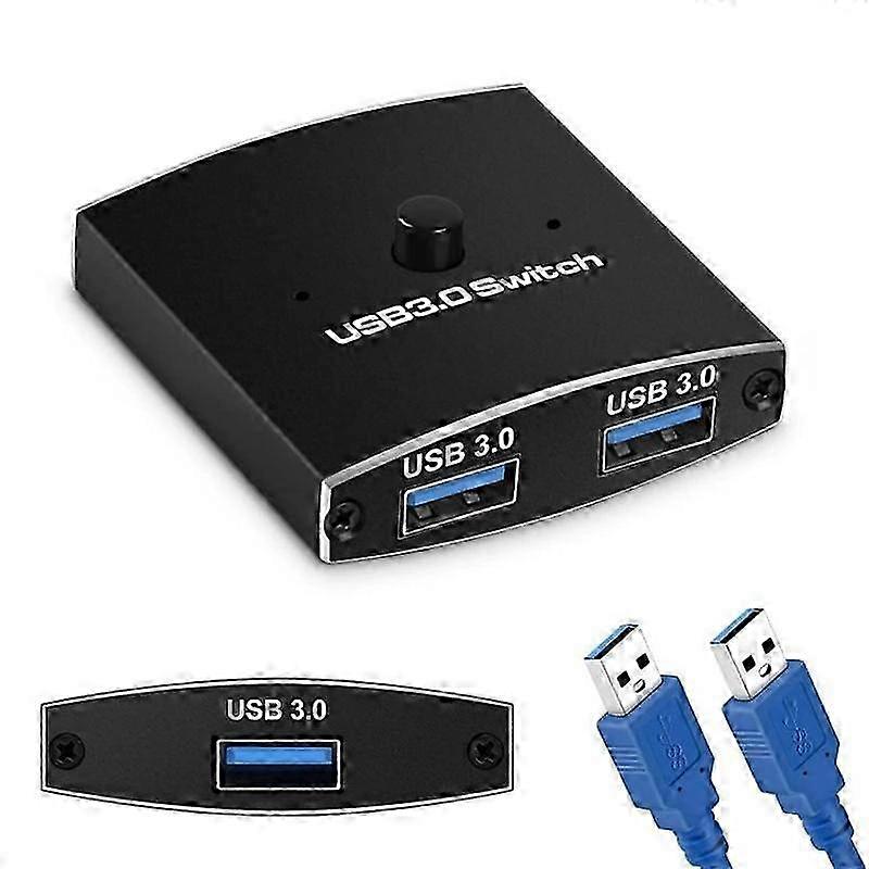 USB 3.0 1-In-2-Out Sharing Switch