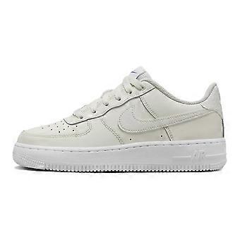 Nike Air Force 1 Leder Low Top Skateboard-Schuhe Weiß Unisex FV7725-100