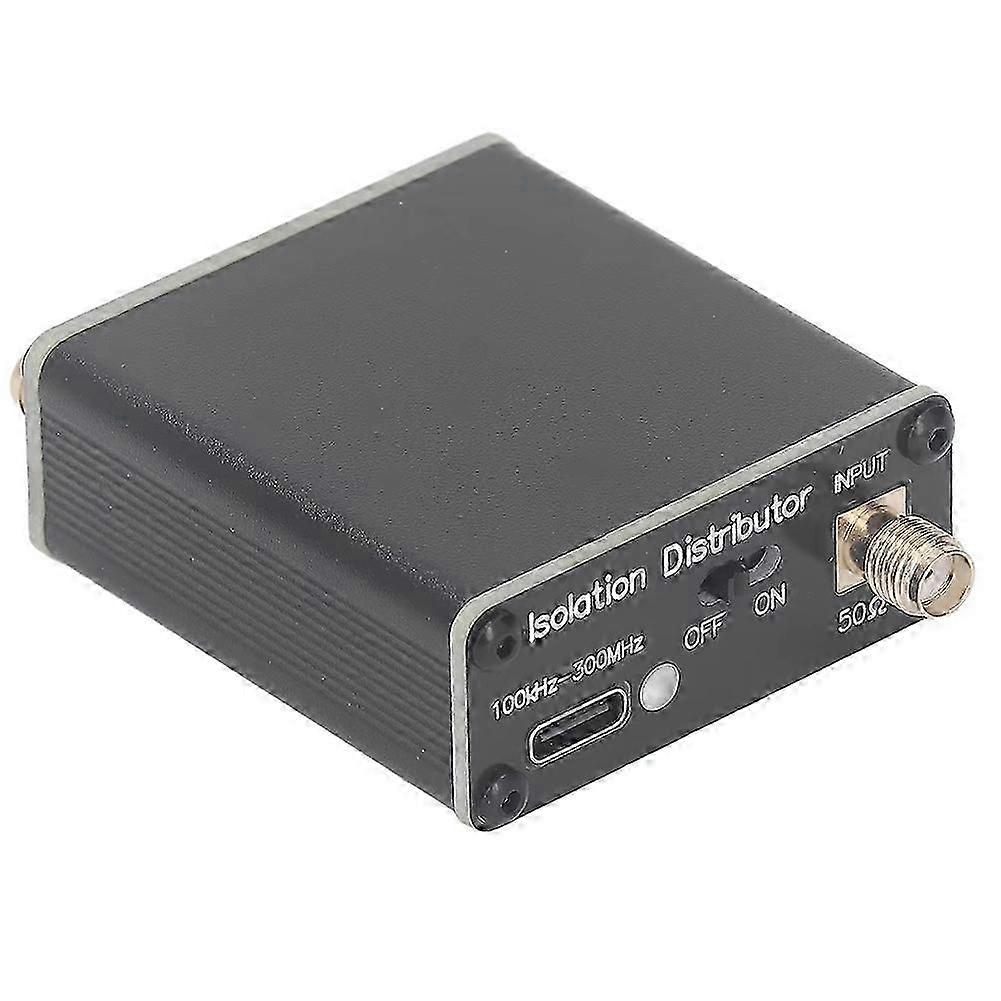 Active RF Isolation Distributor Active RF Isolation Distributor RF Splitter for SDR GPSDO Source 100kHz to 300MHz