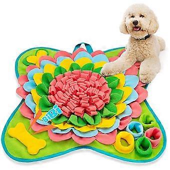 Dog Snuffle Mat 1PC Non-Slip Interactive Feeding Puzzle Boredom Breaker Pet Foraging Mat Encourages Natural Foraging Skills for Dogs