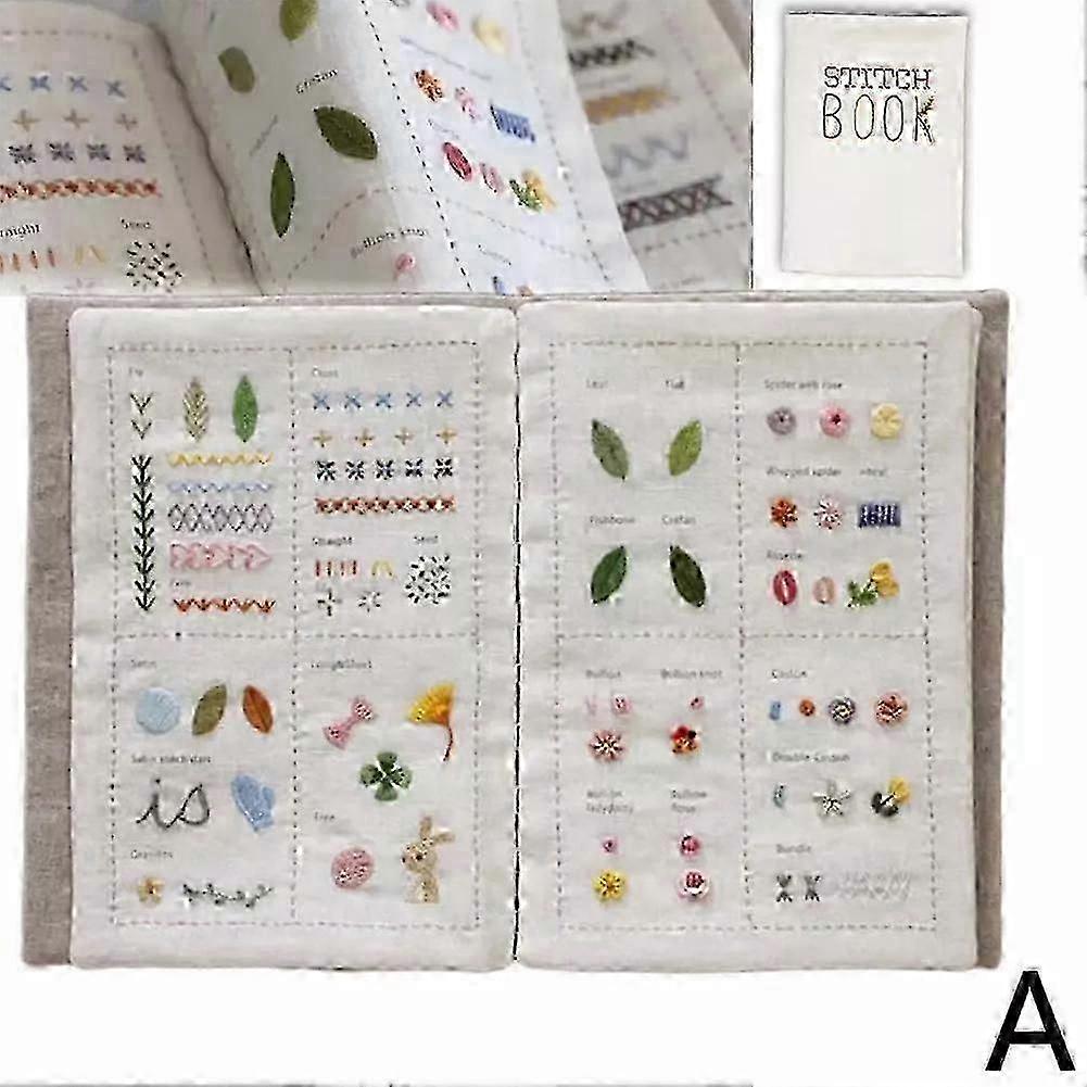 DIY Embroidery Stitch Book Beginner