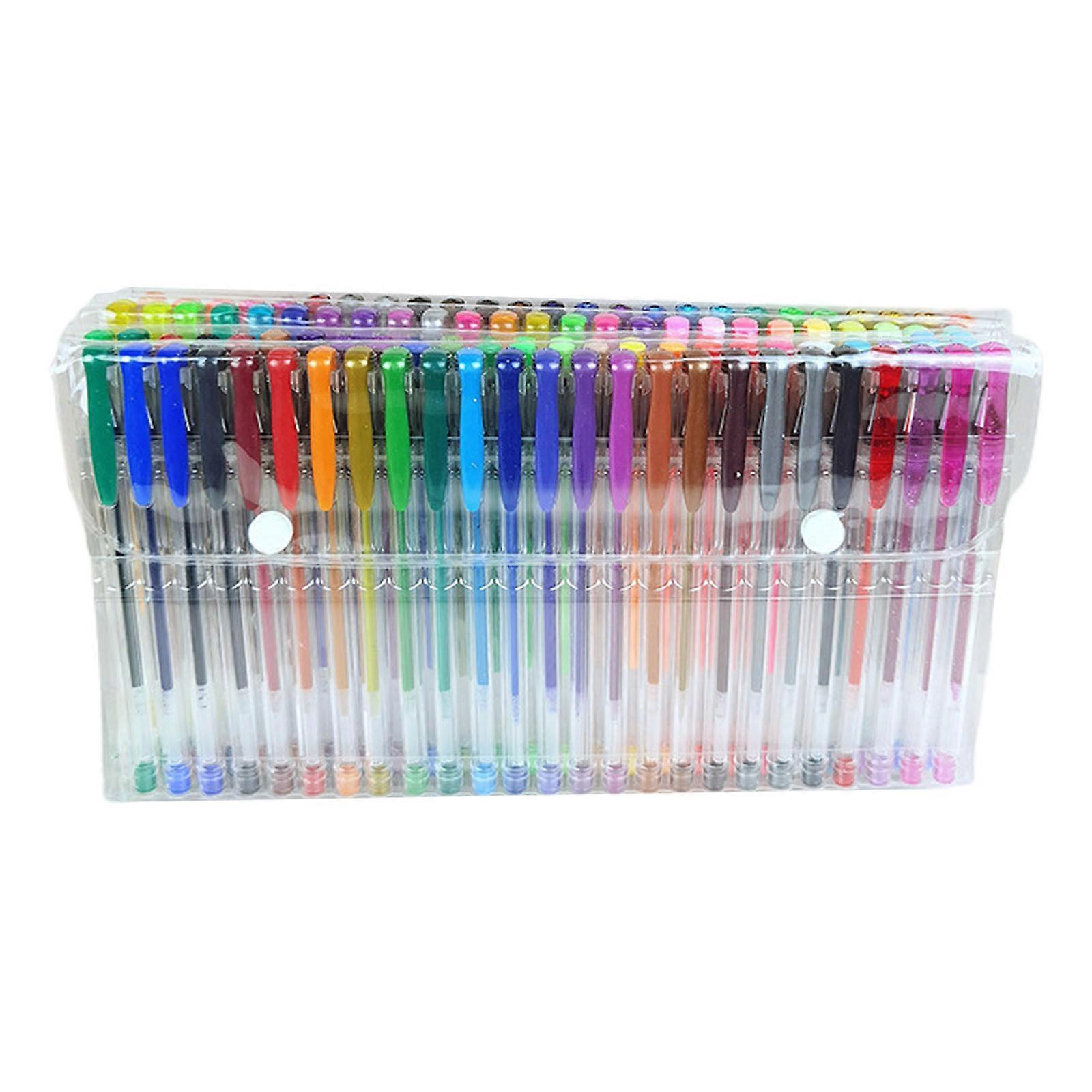 100 Coloured Gel Pens Smooth Flow