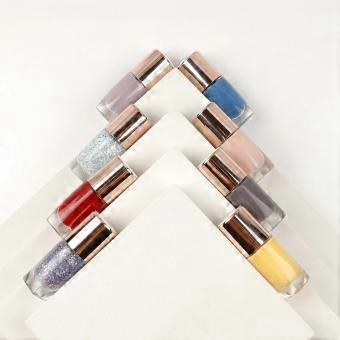 Nail Polish Set 6 Piece Gel Collection with Longlasting Gloss Finish and Chip Resistant Colors-ab