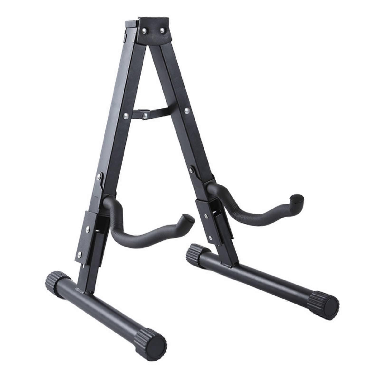 Foldable Guitar Stand Space-Saving Triangle Frame Guitar Stand Padded Protection
