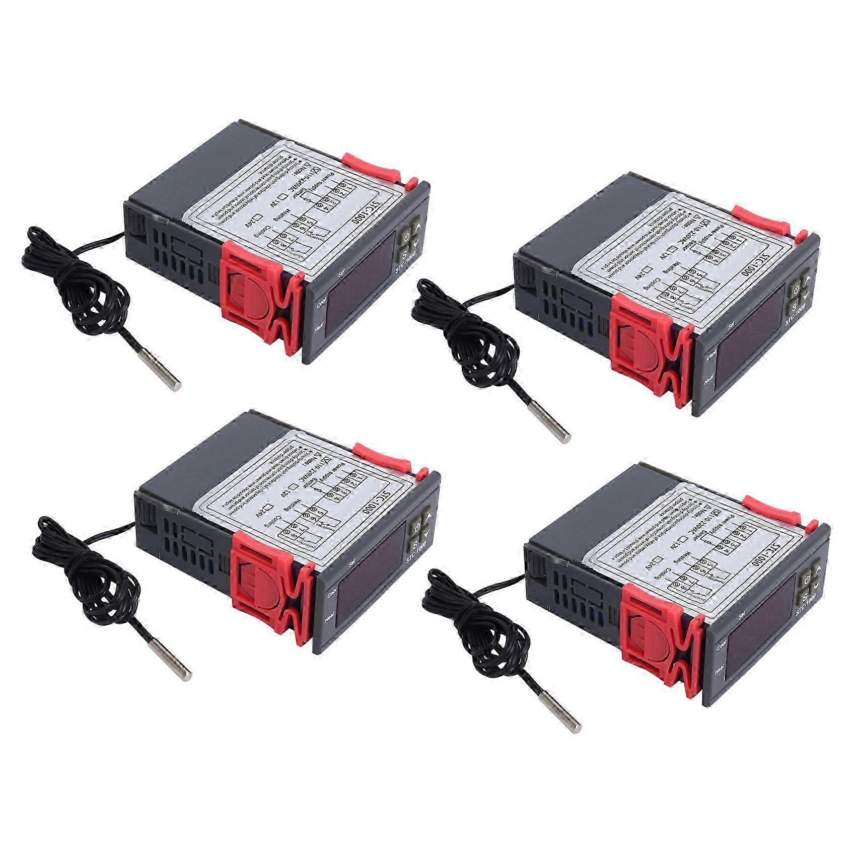 4X 220V/STC-/1000 Digital Temperature Controller Thermostat with NTC