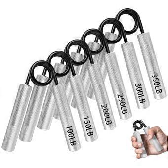 6 Stuks Metalen Onderarmtrainer, Antislip Greepkrachttrainer voor Spieropbouw