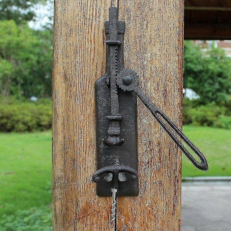 Solid Cast Iron Wall Corkscrew