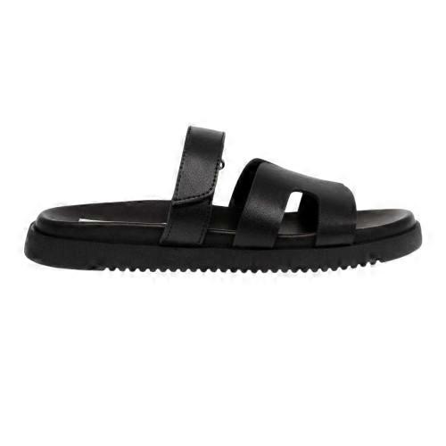 Steve Madden Childrens/Kids Missile-E Leather Flatform Slides