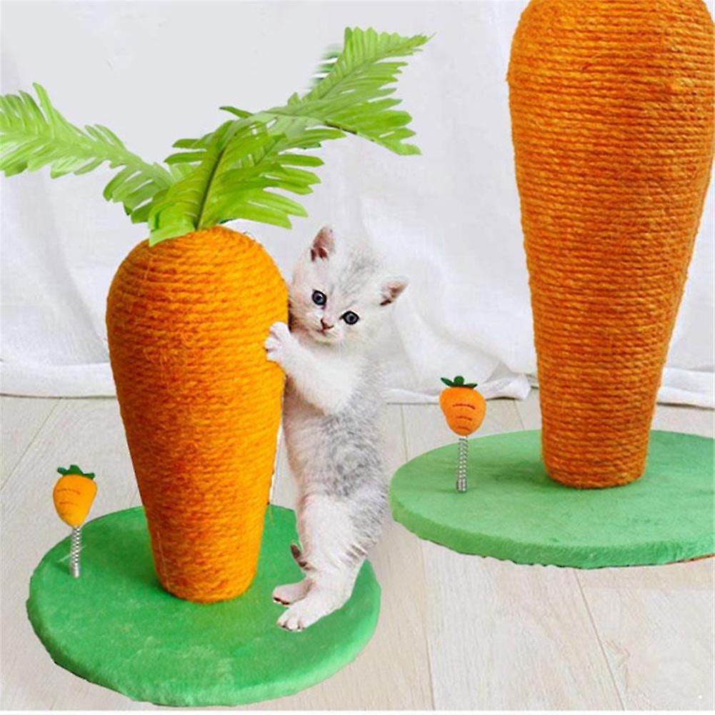 Pet toys cat scratching board scratching post carrot shape cat